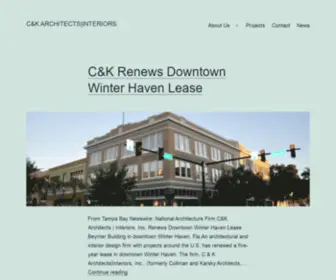 CK-ARCH.com(C&K Architects) Screenshot