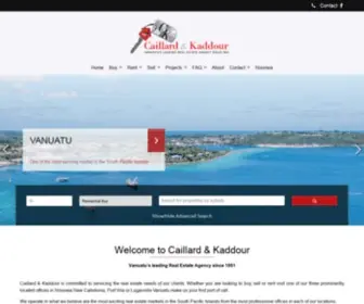CK.com.vu(Caillard & Kaddour) Screenshot