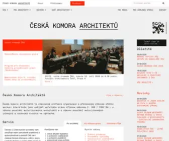 Cka.cz(Česká Komora Architektů) Screenshot