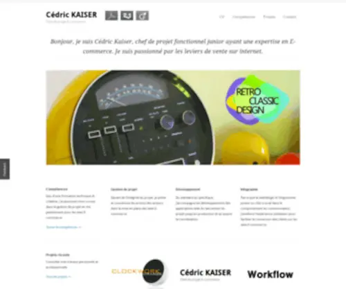 Ckaiser.fr(Chef de projet fonctionnel E) Screenshot