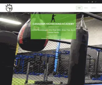 Ckbacademy.ca(Canadian Kick Boxing Academy In Mississauga) Screenshot