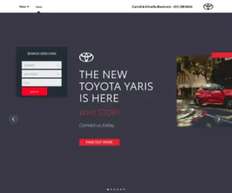 CKB.ie(Toyota Carroll & Kinsella Blackrock) Screenshot