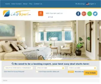 CKBtravel.com(Hotel rooms with deals and Travel service Worldwide) Screenshot