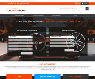 Ckcautosport.it(Vendita di articoli sportivi e accessori CKC AutoSport. CKC AutoSport è un distributore) Screenshot