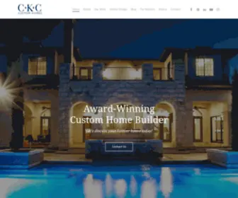 CKccustomhomes.com(Luxury Home Builders) Screenshot