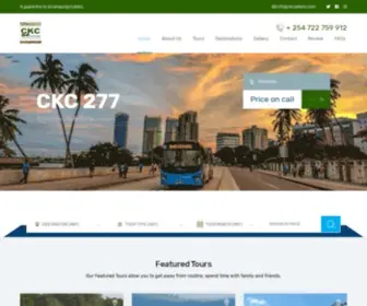 CKcsafaris.com(Adventure tours) Screenshot