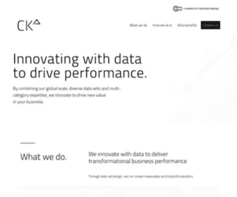 Ckdelta.ie(We innovate with data to deliver real) Screenshot