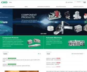 Ckdin.co.in(CKD Pneumatic Components Control Components Automatic Machinery Components General Manufacturer) Screenshot