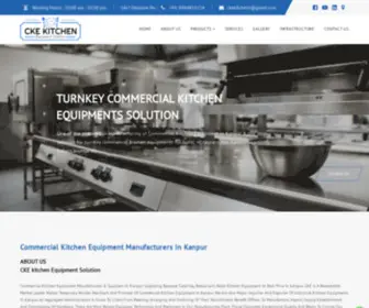 Ckekitchenequipment.com(Commercial Kitchen Equipment Manufacturers in Kanpur) Screenshot