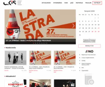 Ckis.kalisz.pl(Centrum Kultury i Sztuki w Kaliszu) Screenshot