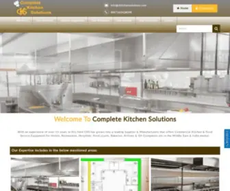 Ckitchensolutions.com(Industrial Kitchen Equipment Manufacturer and Supplier in UAE) Screenshot
