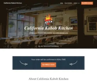 Ckkabob.com(Order Online for Takeout / Delivery. Here at California Kabob Kitchen) Screenshot