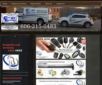 CKL-KY.com(CKL Security Proffesionals Burglar/Fire Alarms) Screenshot