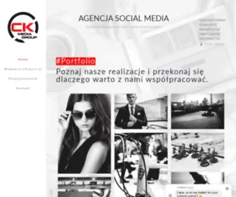 Ckmediagroup.pl(Media społecznościowe) Screenshot