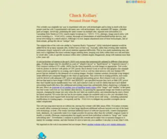 Ckollars.org(Chuck Kollars Personal) Screenshot