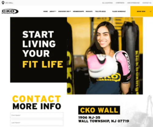 Ckowall.com(CKO Kickboxing) Screenshot