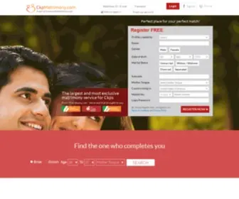 CKpmatrimony.com(Chattada Sri Vaishnava Matrimonial) Screenshot