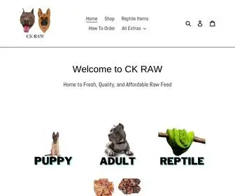 Ckraw.com(CK RAW) Screenshot