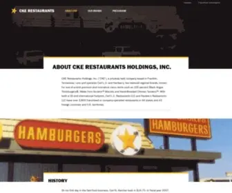 CKR.com(CKE Restaurants) Screenshot