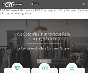 CKSYstem.com(Retail Technology Solutions) Screenshot