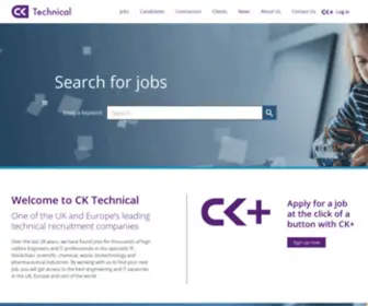 Cktechnical.co.uk(CK Group) Screenshot