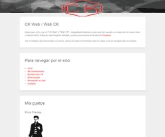 Ckweb.cl(CK Web) Screenshot