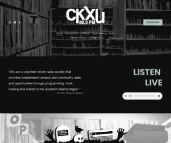 Ckxu.com(CKXU 88.3 FM) Screenshot