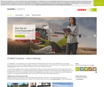 Claas-Agrosystems.com(Dissen) Screenshot