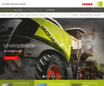 Claasharvestcentre.com(CLAAS Harvest Centre) Screenshot