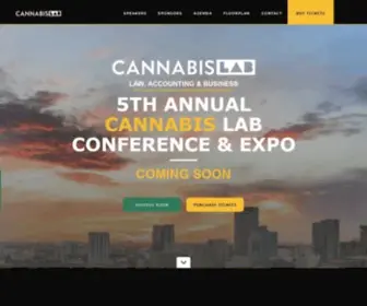 ClABCOnference.com(The Sixth Annual Cannabis LAB (CLAB) Conference & Expo) Screenshot