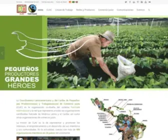 Clac-Comerciojusto.org(Inicio) Screenshot