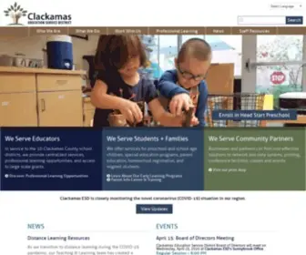 Clackesd.org(Clackamas Education Service District) Screenshot
