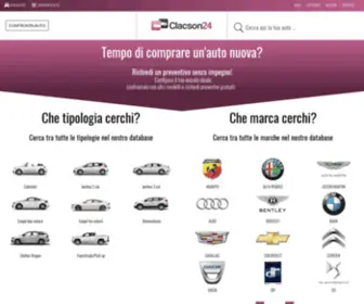 Clacson24.com(Configureren van uw auto) Screenshot