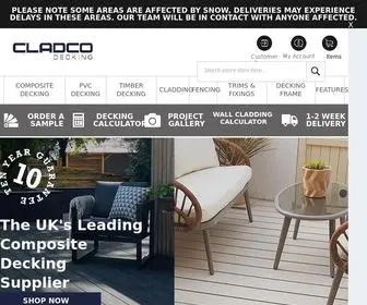 Cladcodecking.co.uk(Cladco Decking) Screenshot