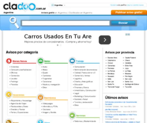Cladoo.com.ar(Cladoo) Screenshot