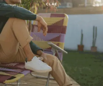 Clae.com(CLAE Footwear) Screenshot