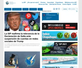 Claej.org(Sociedad Interamericana de Prensa) Screenshot