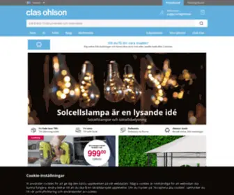 Claesohlsson.com(Clas Ohlson) Screenshot