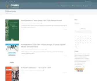 Clafen.org(Fenomenología) Screenshot