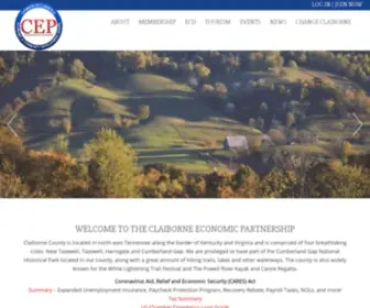 Claibornepartnership.com(The Claiborne Economic Partnership Claiborne County) Screenshot