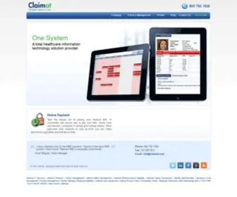 Claimat.com(Fully Integrated RCM and Practice Management Solution) Screenshot