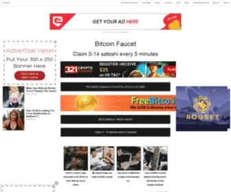 Claimbitco.com(Bitcoin Faucet) Screenshot