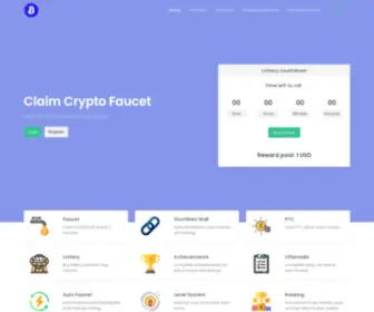 Claimcrypto.club(Claim Crypto Faucet) Screenshot