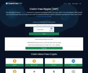 Claimfreexrp.com(Claim Free Ripple (XRP)) Screenshot