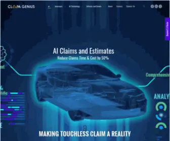 ClaimGenius.com(AI Infused Automated Inspections for Claims & Underwriting) Screenshot