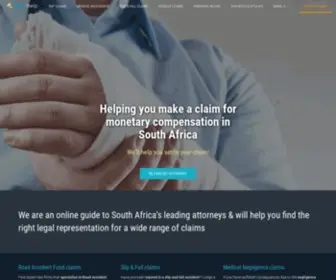 Claimhelp.co.za(We help you claim for compensation in SA) Screenshot