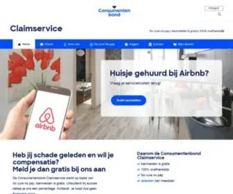 Claimservice.nl(Consumentenbond Claimservice) Screenshot