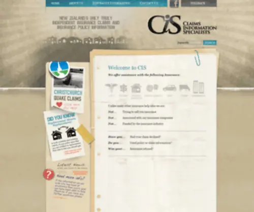 Claimshelp.co.nz(Independent Insurance Assistance) Screenshot