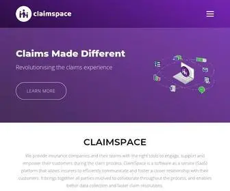 Claimspace.io(Zemble) Screenshot