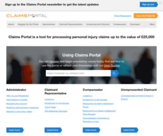 Claimsportal.org.uk(Claimsportal) Screenshot